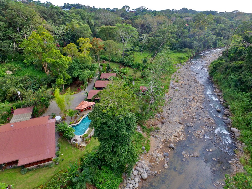 Riverfront Property In Uvita With Home And Rental Cabins