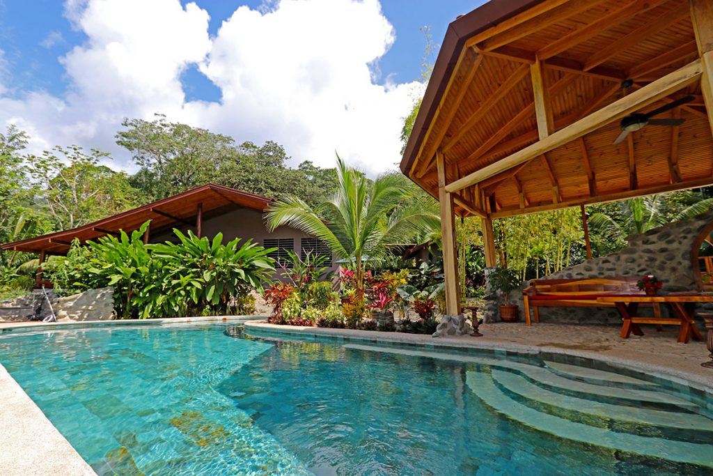 Riverfront Property In Uvita With Home And Rental Cabins