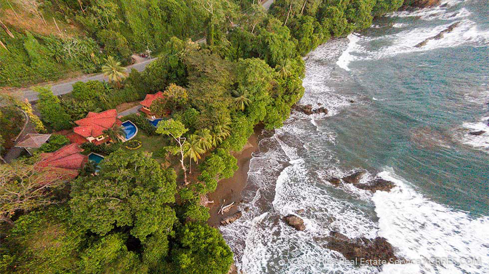 Three Oceanfront Vacation Rental Homes Steps to the Beach in Dominical